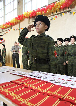 Сегодня в Казанском Суворовском военном училище состоялось торжественное мероприятие